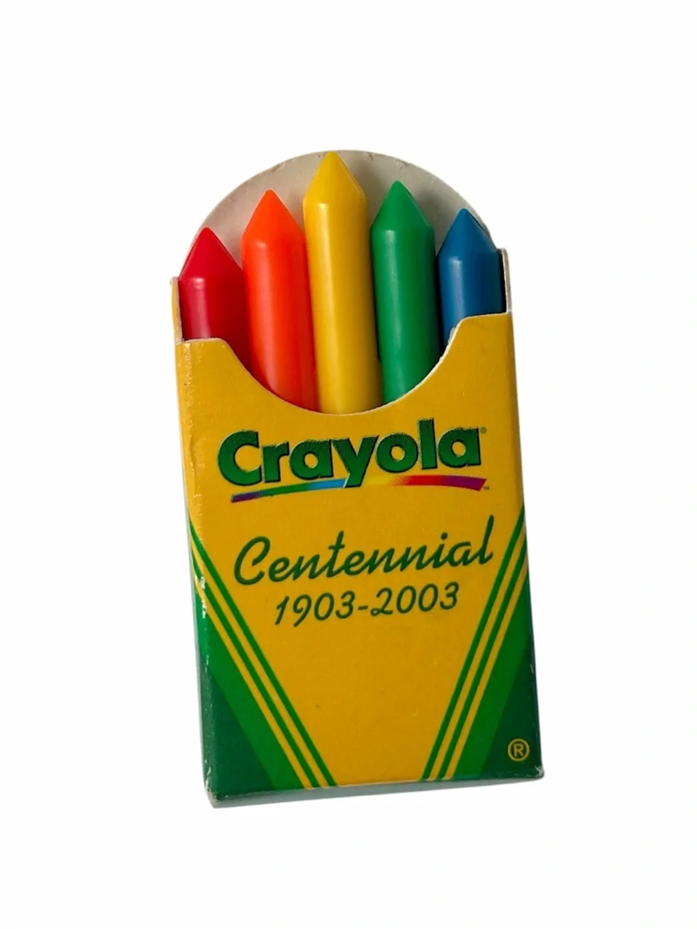 Crayola Centennial Mini Crayon Pack - Red, Orange, Yellow, Green, Blue